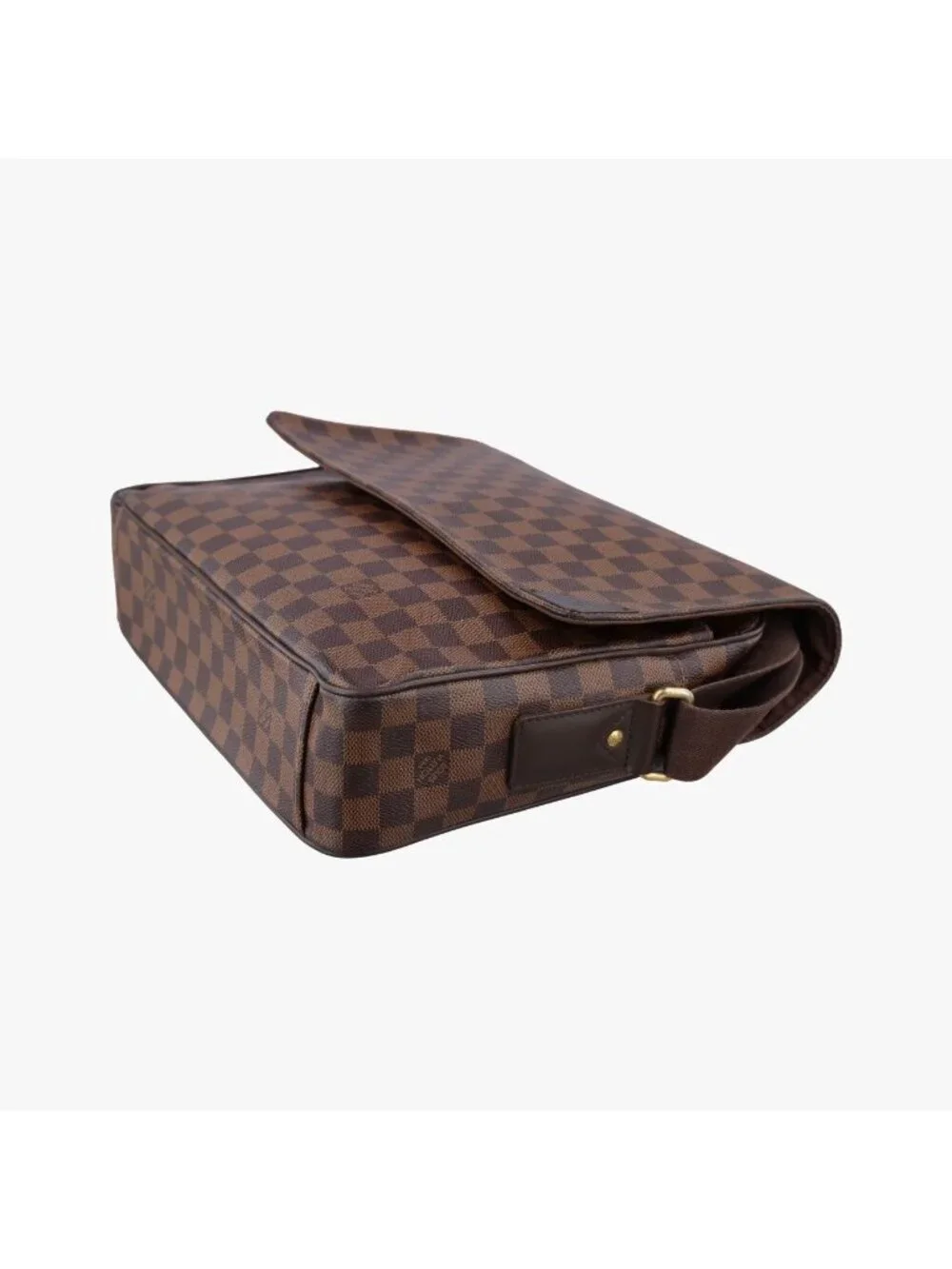 Louis Vuitton Shelton MM Ebene Damier Canvas Shoulder Bag